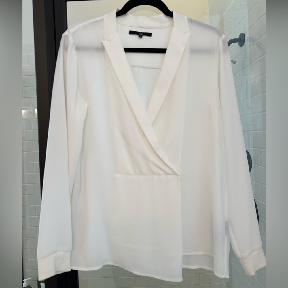 Tibi white blouse